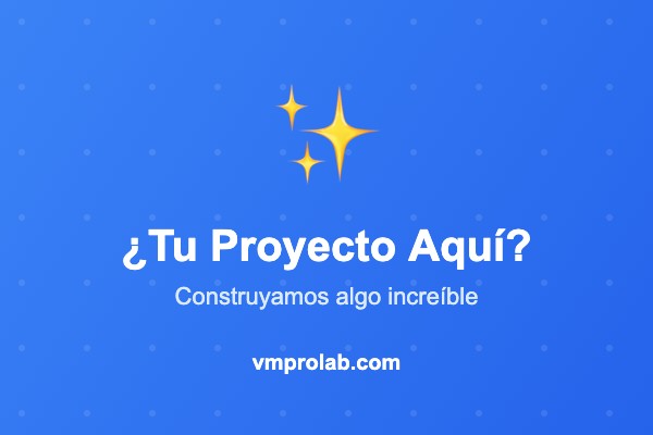 Tu próximo proyecto
